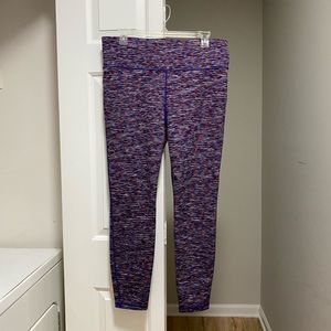 Multicolored Leggings Red and Blue